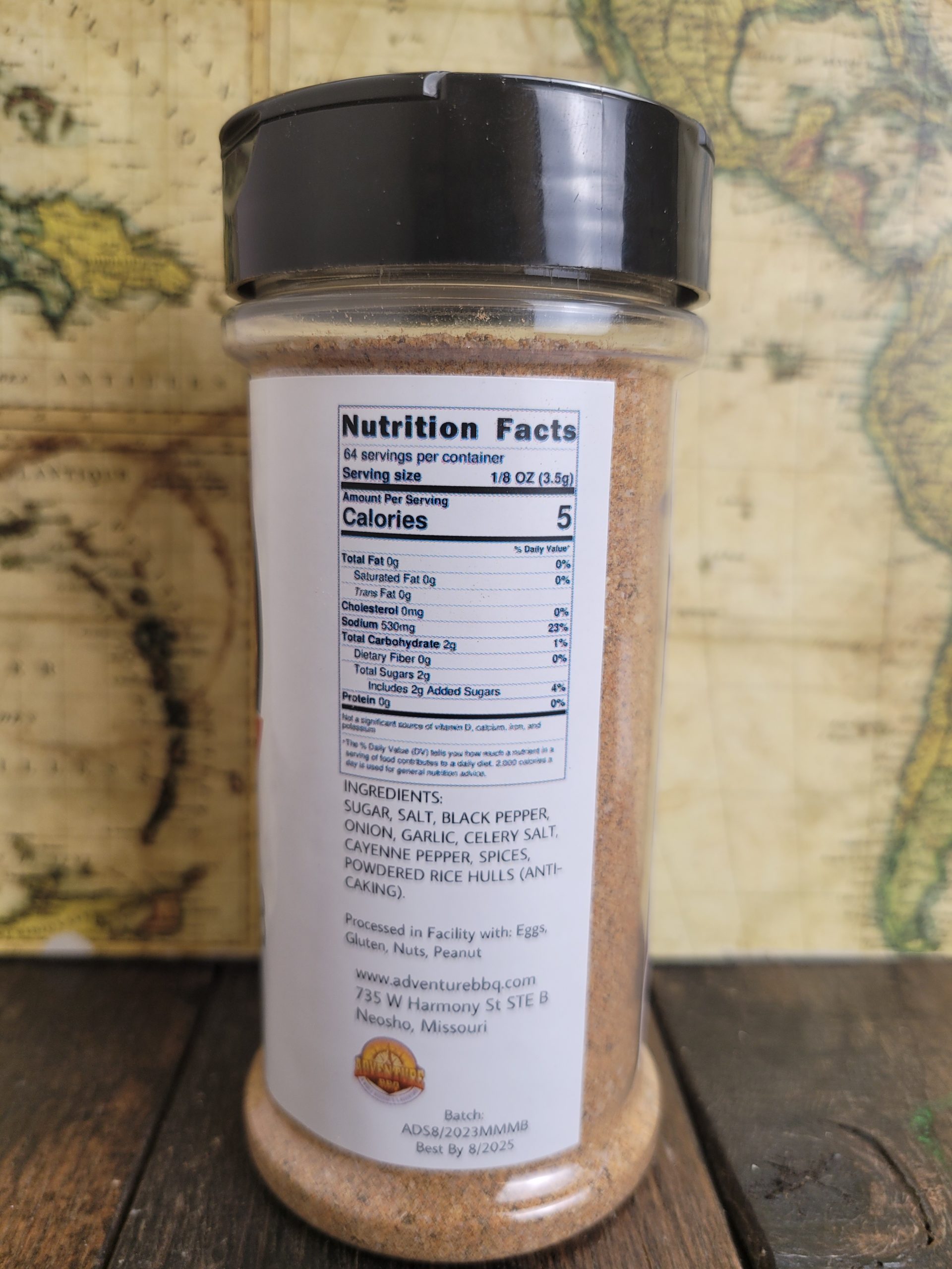 Meat Master Mike Pork Rub by Adventure BBQ Nutrition Facts